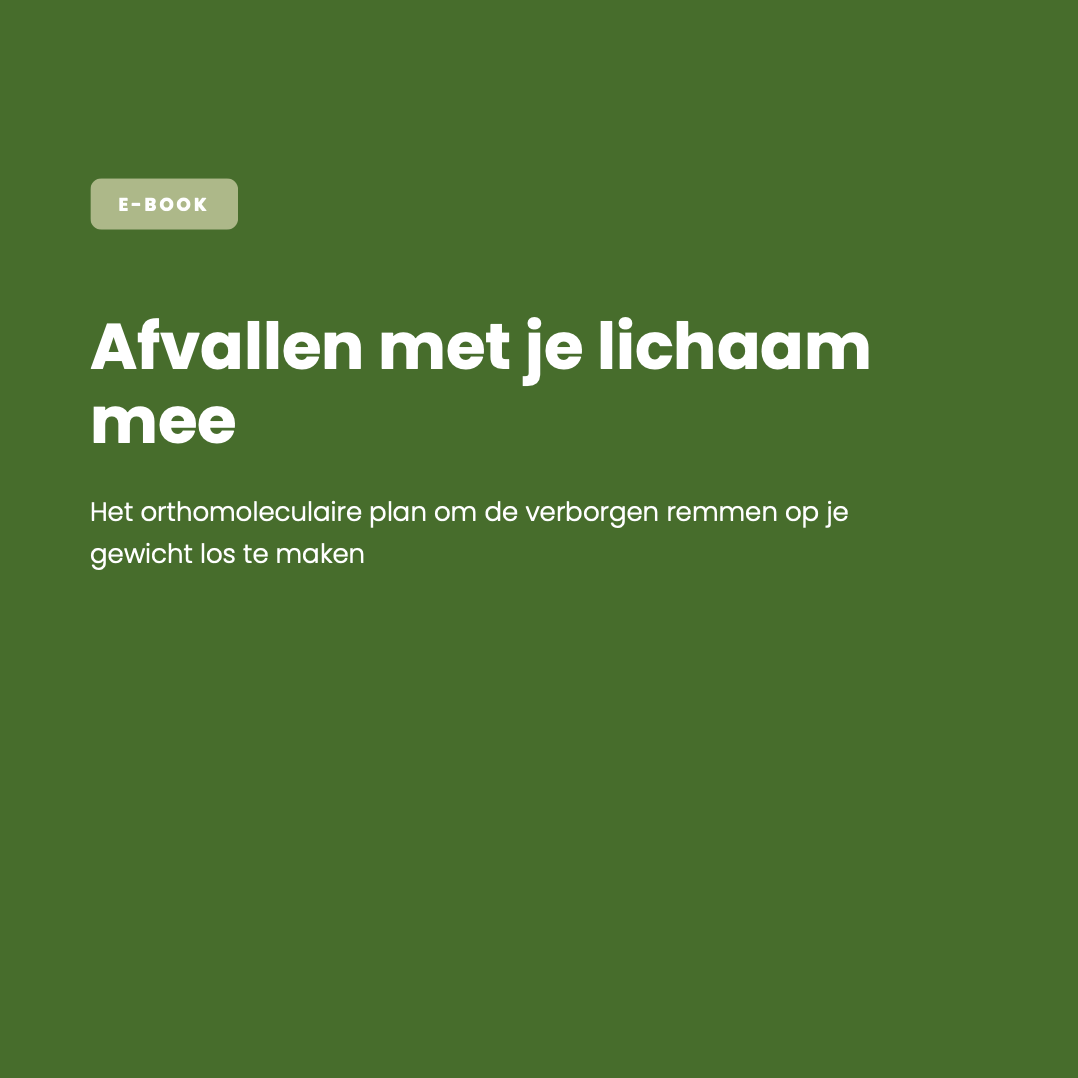 E-book: Afvallen met je lichaam mee